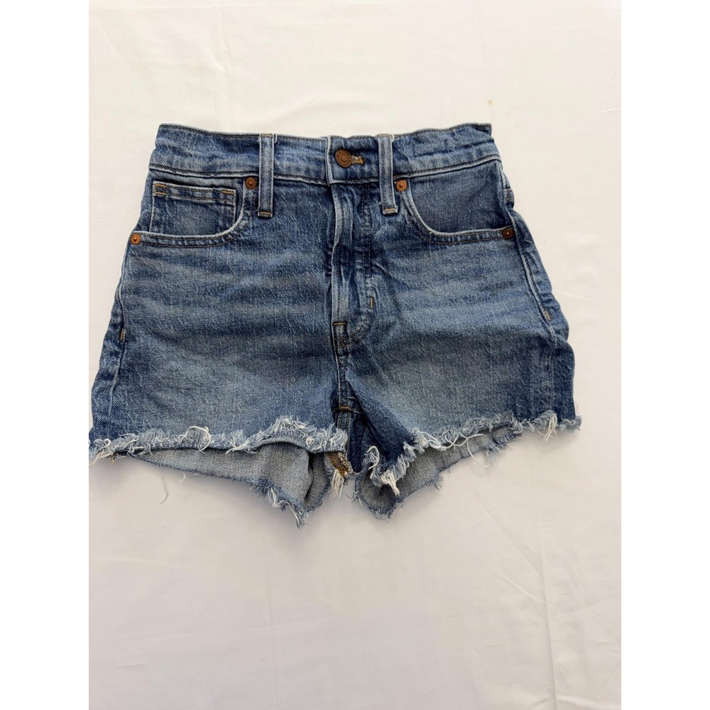 Madewell Shorts Womens‎ 29 Blue Jean Denim Cutoff Raw Hem Frayed Casual Summer